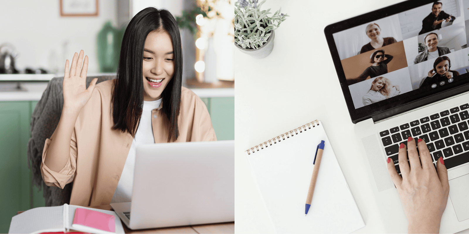 關鍵字之替代文字  （alt  ）：線上英文上隨時都可以上課（圖片來源：Adobe stock image）